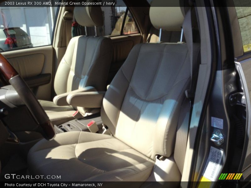 Mineral Green Opalescent / Ivory 2003 Lexus RX 300 AWD