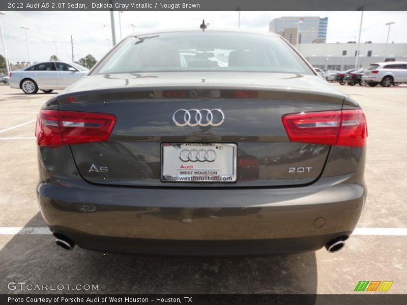 Dakota Gray Metallic / Nougat Brown 2012 Audi A6 2.0T Sedan