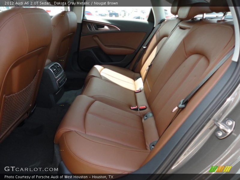 Dakota Gray Metallic / Nougat Brown 2012 Audi A6 2.0T Sedan