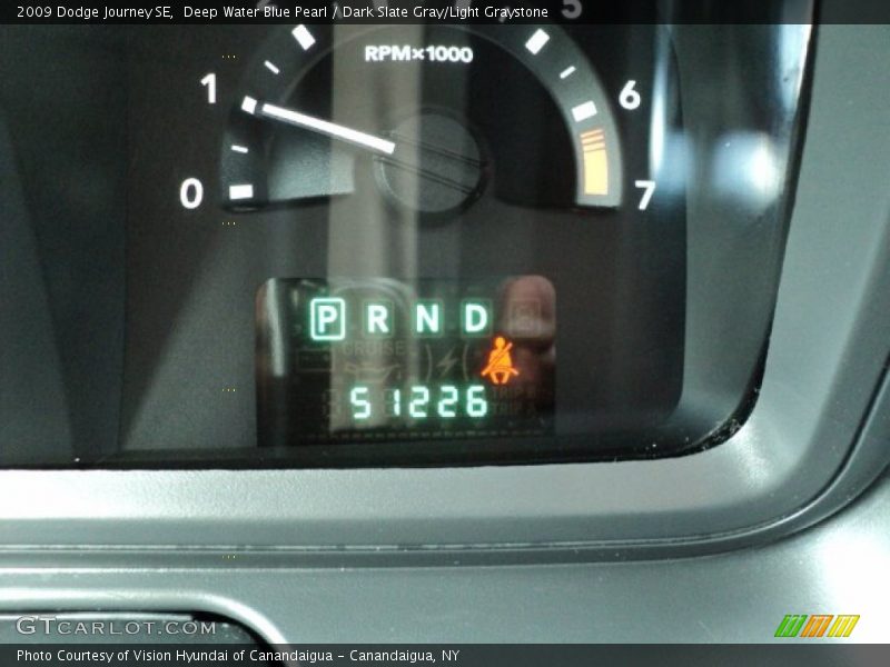 Deep Water Blue Pearl / Dark Slate Gray/Light Graystone 2009 Dodge Journey SE
