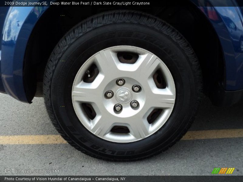 Deep Water Blue Pearl / Dark Slate Gray/Light Graystone 2009 Dodge Journey SE