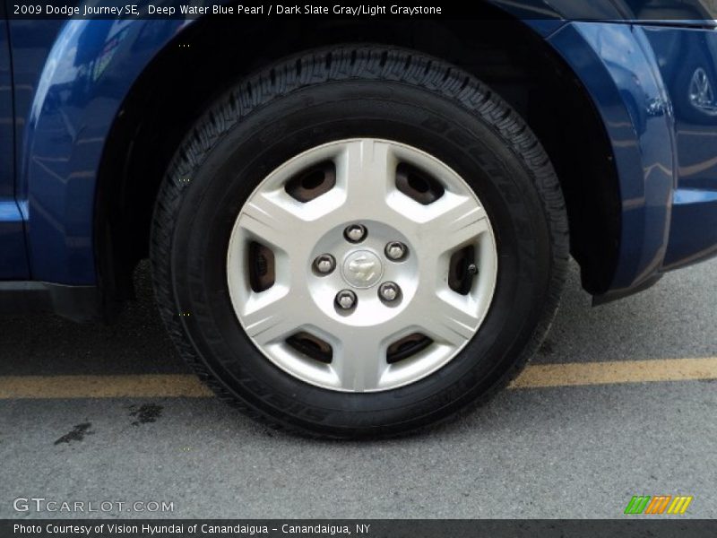 Deep Water Blue Pearl / Dark Slate Gray/Light Graystone 2009 Dodge Journey SE