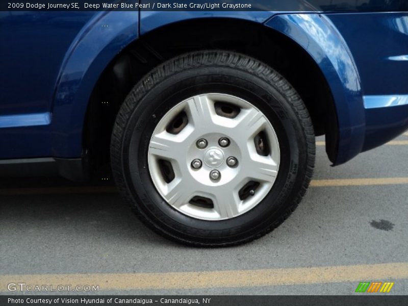 Deep Water Blue Pearl / Dark Slate Gray/Light Graystone 2009 Dodge Journey SE