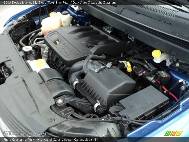 Deep Water Blue Pearl / Dark Slate Gray/Light Graystone 2009 Dodge Journey SE