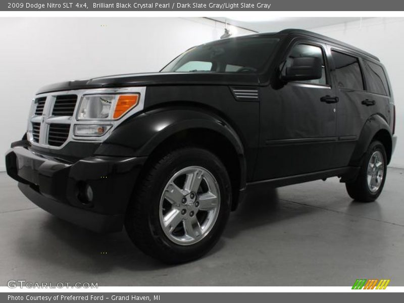 Brilliant Black Crystal Pearl / Dark Slate Gray/Light Slate Gray 2009 Dodge Nitro SLT 4x4