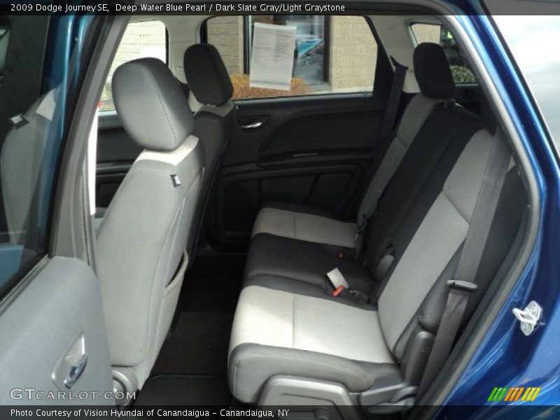 Deep Water Blue Pearl / Dark Slate Gray/Light Graystone 2009 Dodge Journey SE