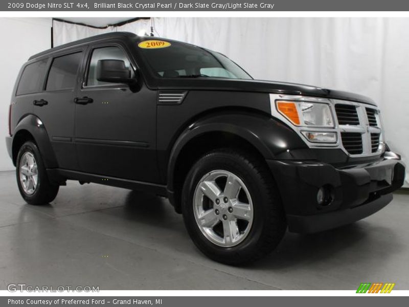 Brilliant Black Crystal Pearl / Dark Slate Gray/Light Slate Gray 2009 Dodge Nitro SLT 4x4