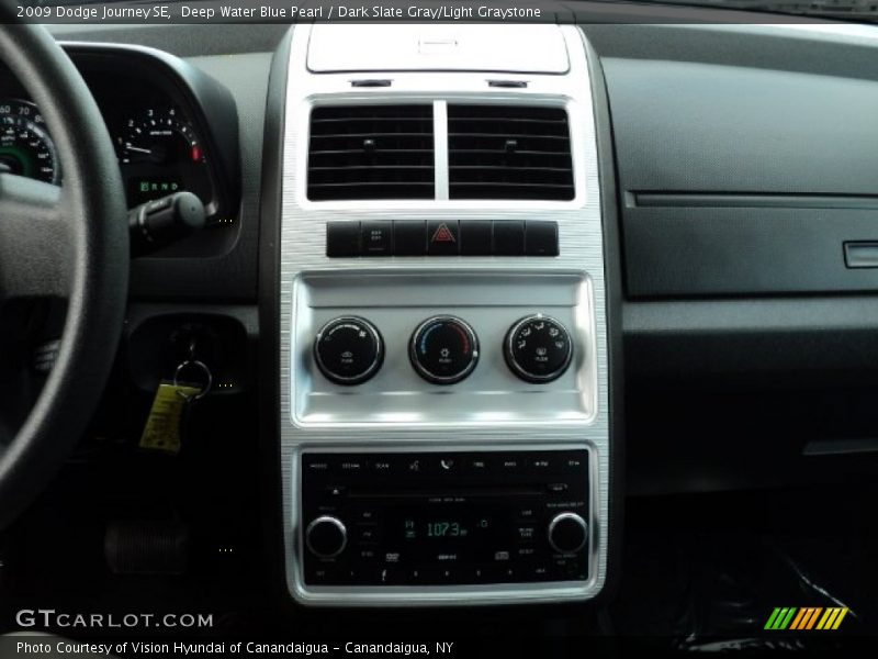 Deep Water Blue Pearl / Dark Slate Gray/Light Graystone 2009 Dodge Journey SE