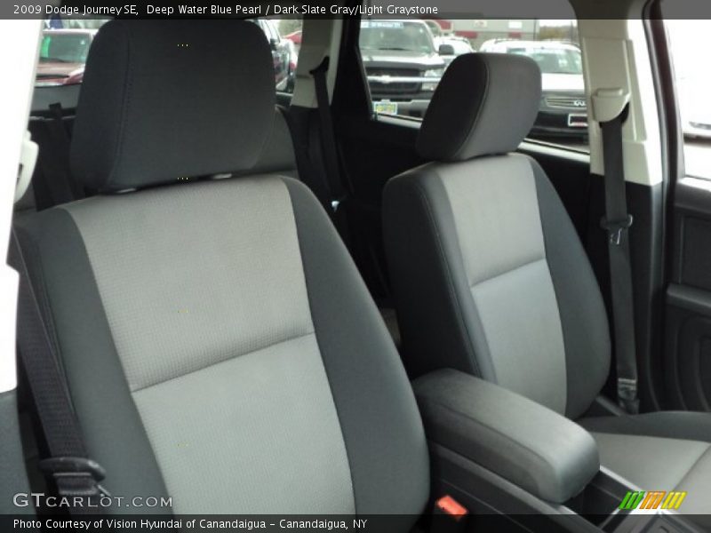 Deep Water Blue Pearl / Dark Slate Gray/Light Graystone 2009 Dodge Journey SE