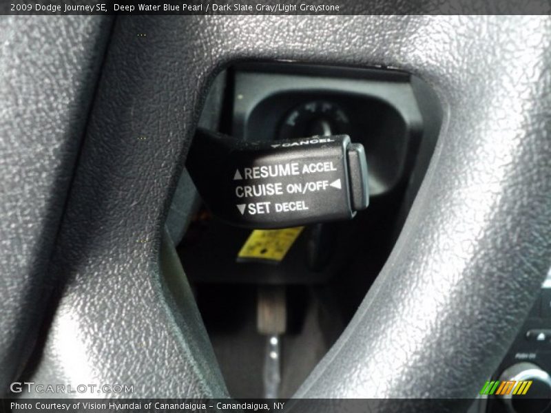 Deep Water Blue Pearl / Dark Slate Gray/Light Graystone 2009 Dodge Journey SE