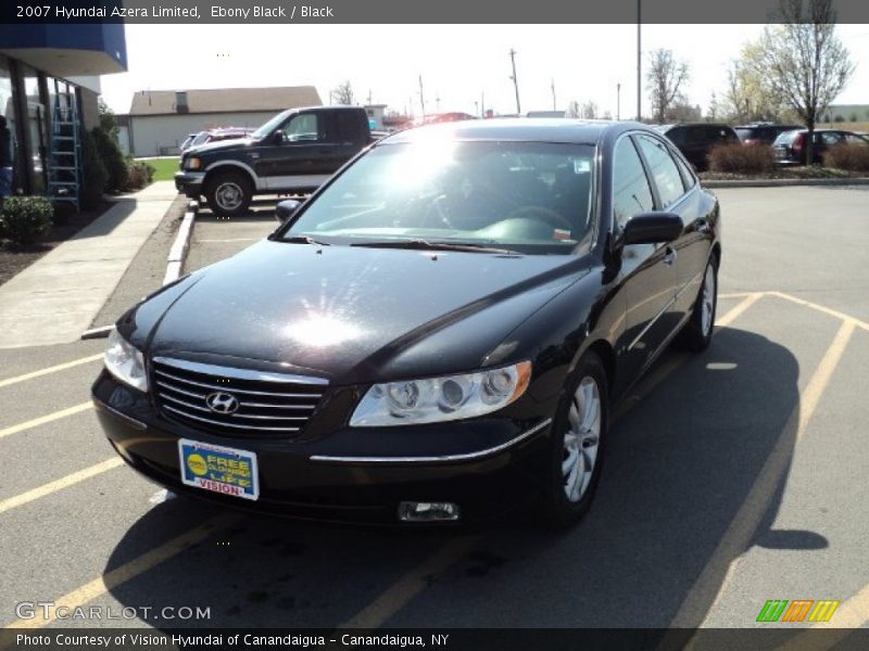 Ebony Black / Black 2007 Hyundai Azera Limited