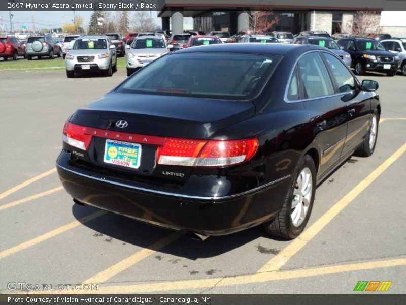 Ebony Black / Black 2007 Hyundai Azera Limited