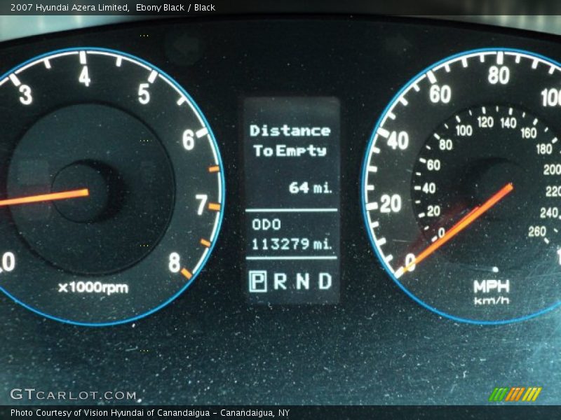 Ebony Black / Black 2007 Hyundai Azera Limited