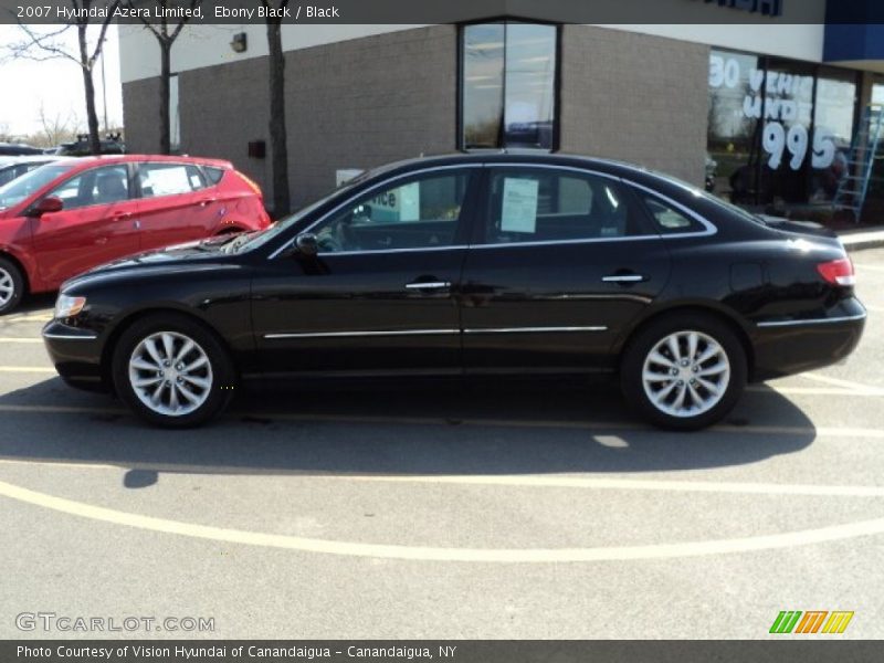 Ebony Black / Black 2007 Hyundai Azera Limited