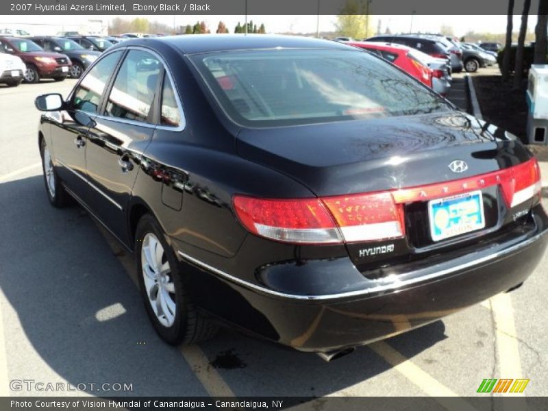 Ebony Black / Black 2007 Hyundai Azera Limited