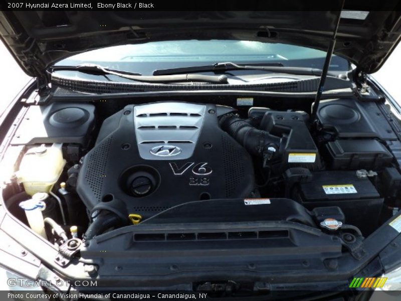 Ebony Black / Black 2007 Hyundai Azera Limited