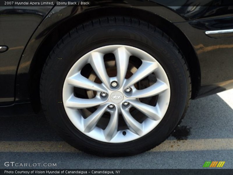 Ebony Black / Black 2007 Hyundai Azera Limited