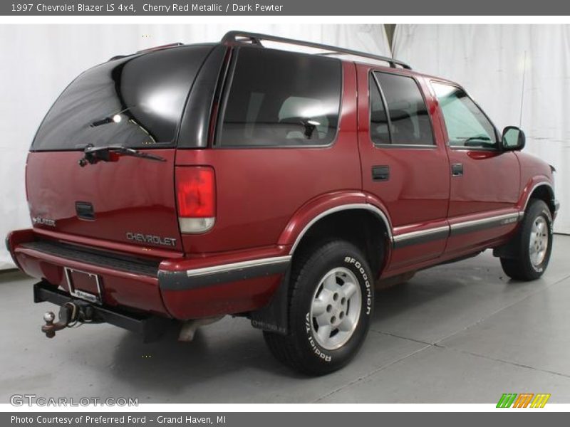 Cherry Red Metallic / Dark Pewter 1997 Chevrolet Blazer LS 4x4