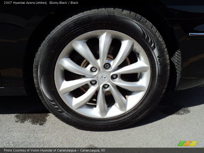Ebony Black / Black 2007 Hyundai Azera Limited