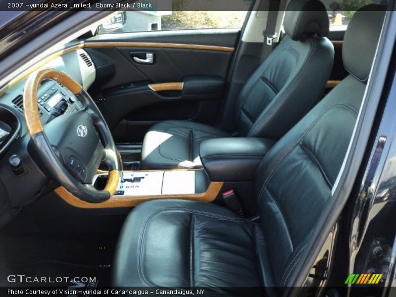 Ebony Black / Black 2007 Hyundai Azera Limited