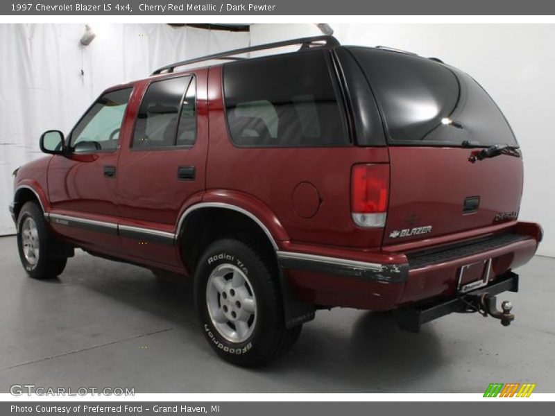 Cherry Red Metallic / Dark Pewter 1997 Chevrolet Blazer LS 4x4