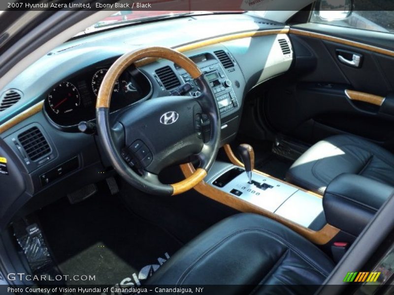 Ebony Black / Black 2007 Hyundai Azera Limited