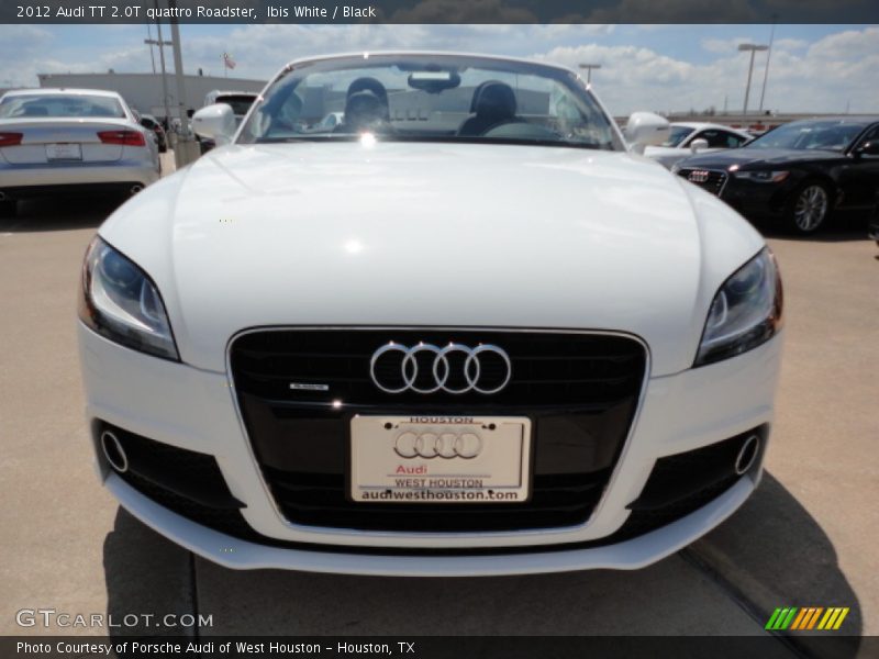 Ibis White / Black 2012 Audi TT 2.0T quattro Roadster