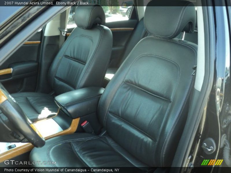 Ebony Black / Black 2007 Hyundai Azera Limited