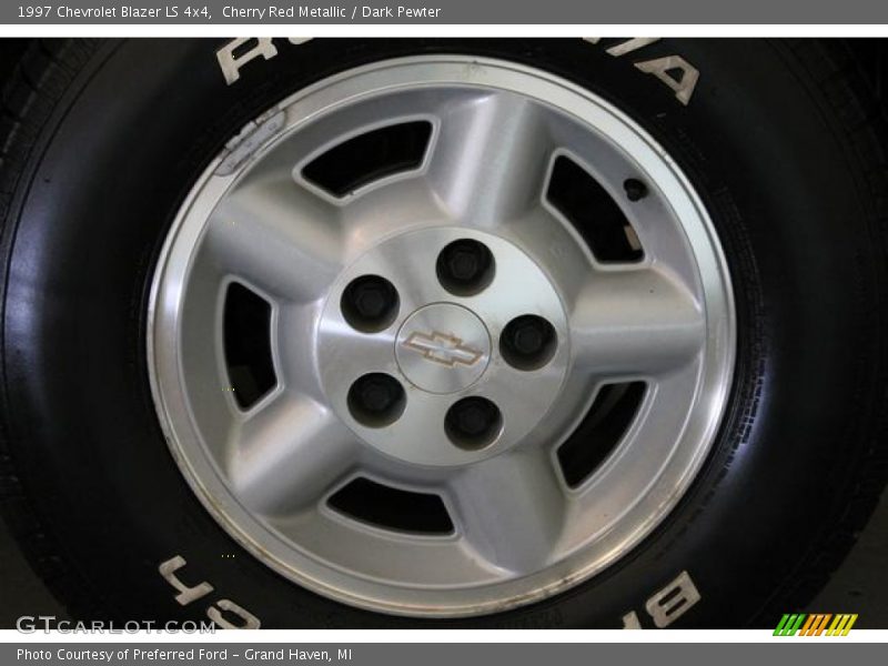 Cherry Red Metallic / Dark Pewter 1997 Chevrolet Blazer LS 4x4