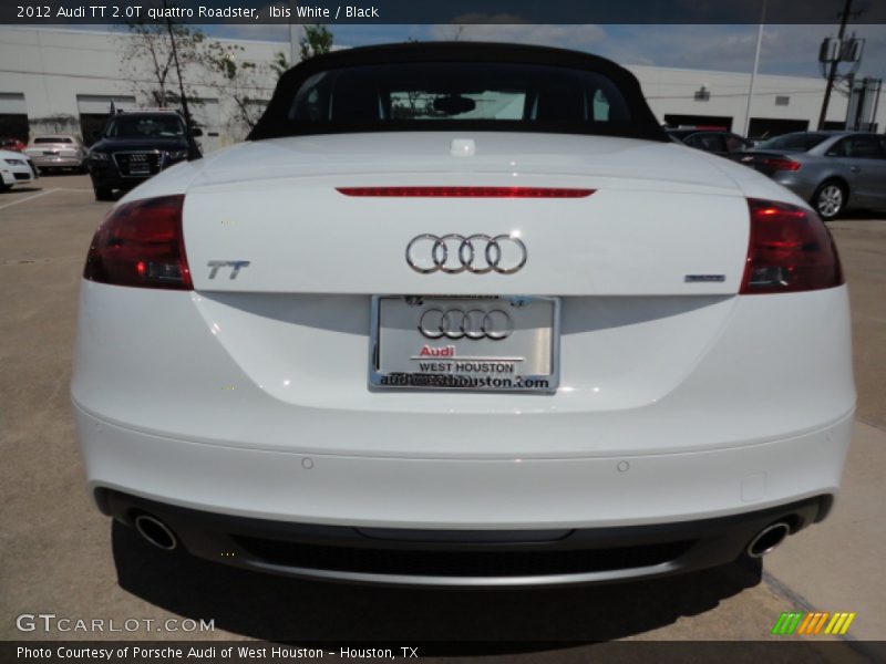 Ibis White / Black 2012 Audi TT 2.0T quattro Roadster