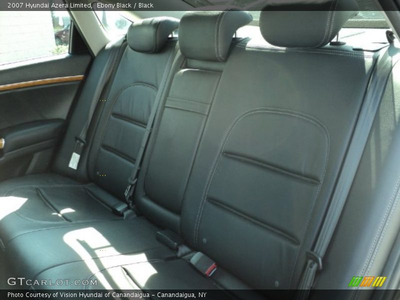 Ebony Black / Black 2007 Hyundai Azera Limited
