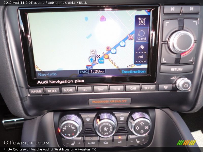 Ibis White / Black 2012 Audi TT 2.0T quattro Roadster