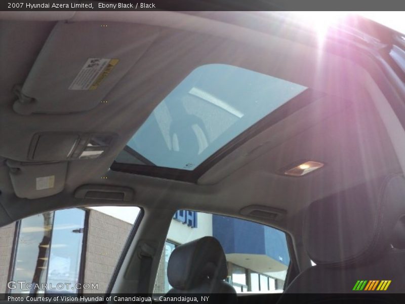 Ebony Black / Black 2007 Hyundai Azera Limited