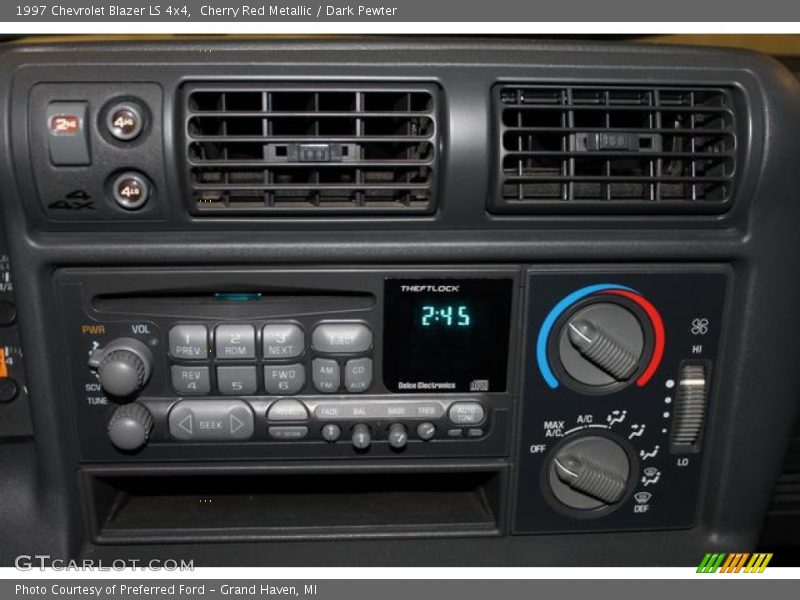Cherry Red Metallic / Dark Pewter 1997 Chevrolet Blazer LS 4x4