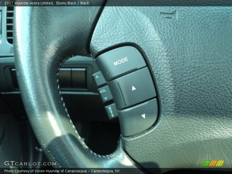 Ebony Black / Black 2007 Hyundai Azera Limited