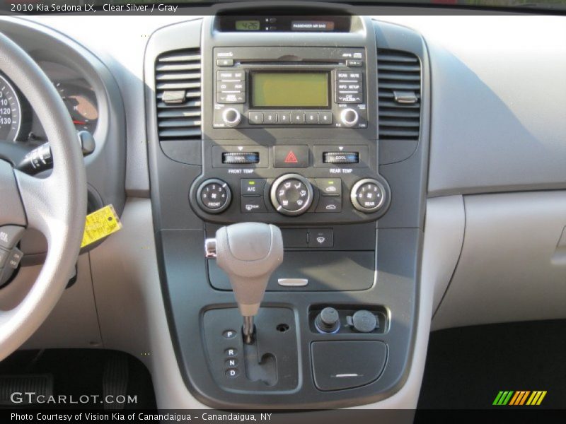 Controls of 2010 Sedona LX