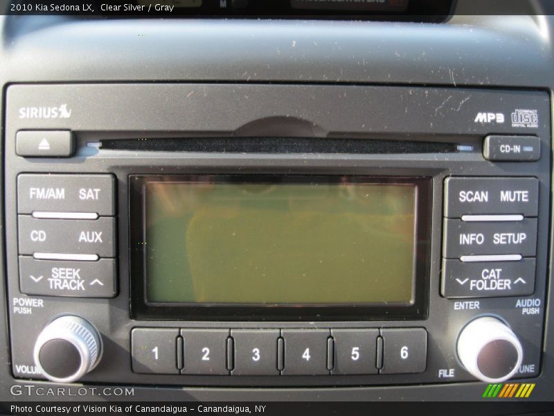 Audio System of 2010 Sedona LX