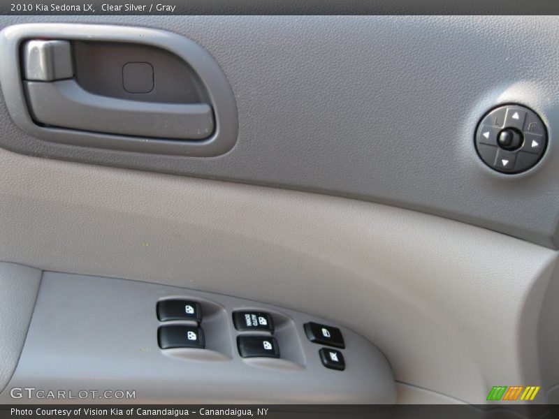 Clear Silver / Gray 2010 Kia Sedona LX