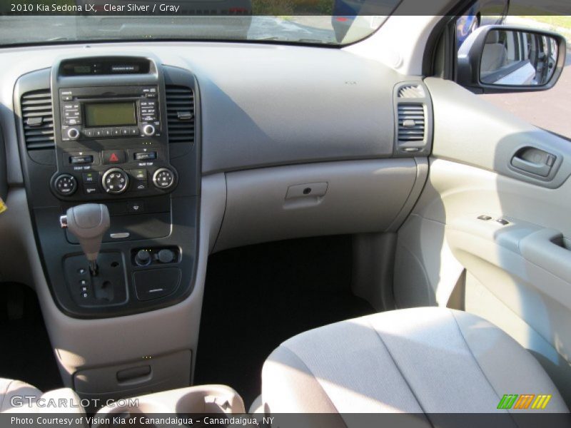Clear Silver / Gray 2010 Kia Sedona LX