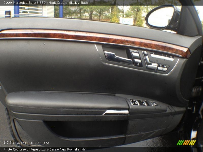Black / Black 2009 Mercedes-Benz S 550 4Matic Sedan