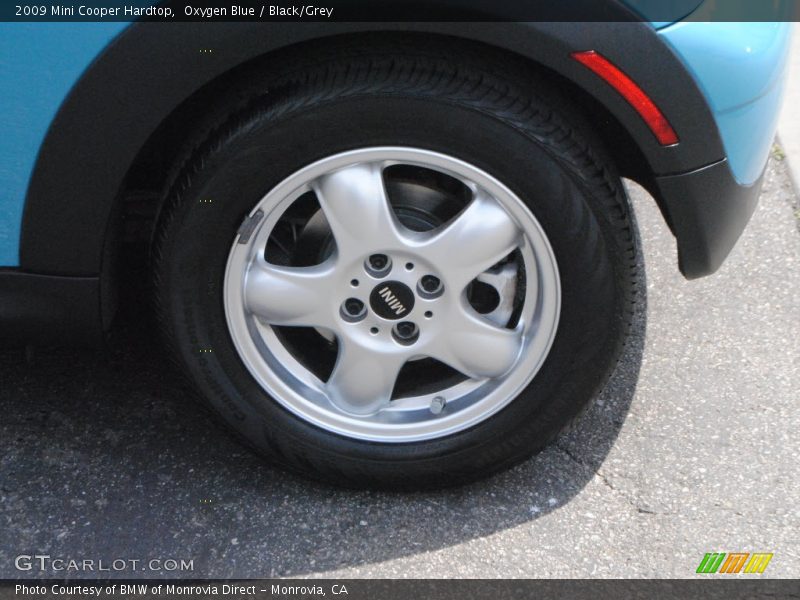 Oxygen Blue / Black/Grey 2009 Mini Cooper Hardtop
