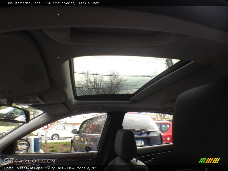 Black / Black 2009 Mercedes-Benz S 550 4Matic Sedan