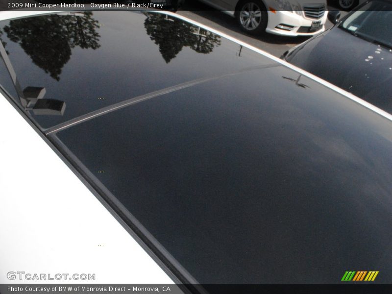 Oxygen Blue / Black/Grey 2009 Mini Cooper Hardtop