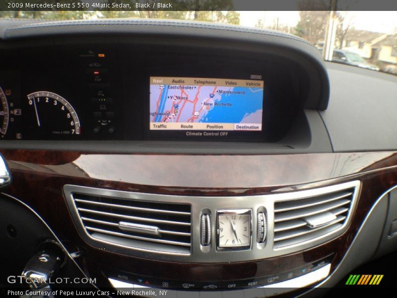 Black / Black 2009 Mercedes-Benz S 550 4Matic Sedan