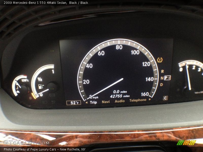 Black / Black 2009 Mercedes-Benz S 550 4Matic Sedan