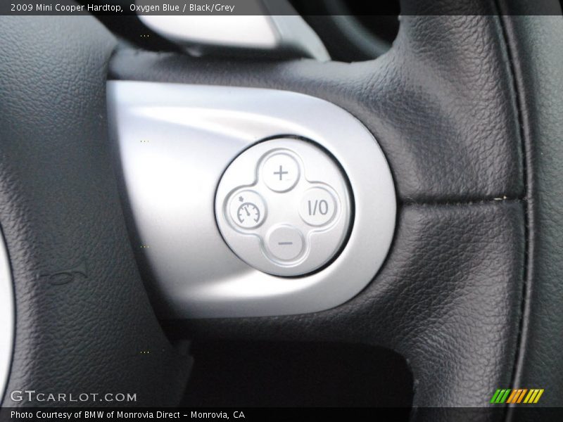 Oxygen Blue / Black/Grey 2009 Mini Cooper Hardtop