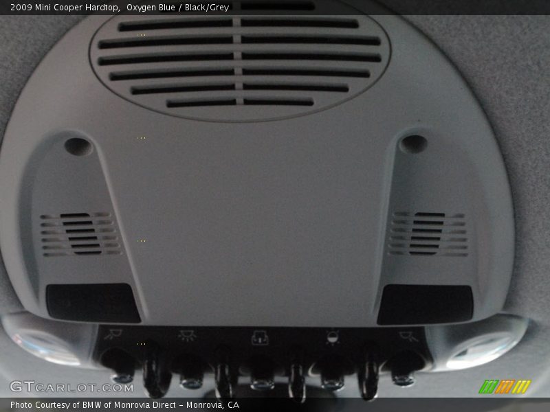 Oxygen Blue / Black/Grey 2009 Mini Cooper Hardtop