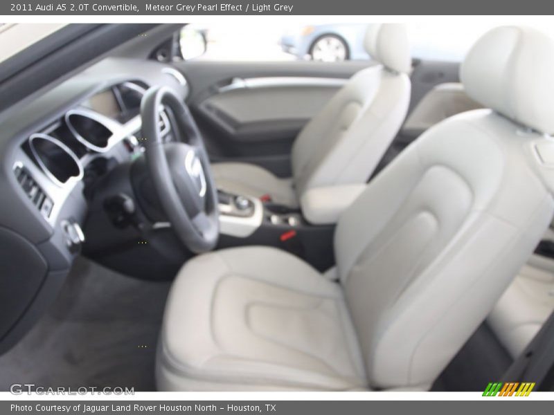 Meteor Grey Pearl Effect / Light Grey 2011 Audi A5 2.0T Convertible