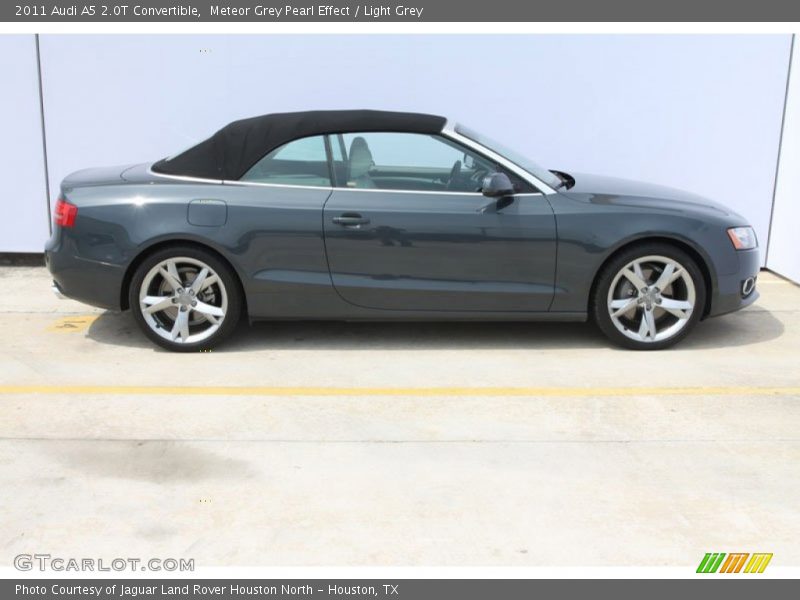Meteor Grey Pearl Effect / Light Grey 2011 Audi A5 2.0T Convertible