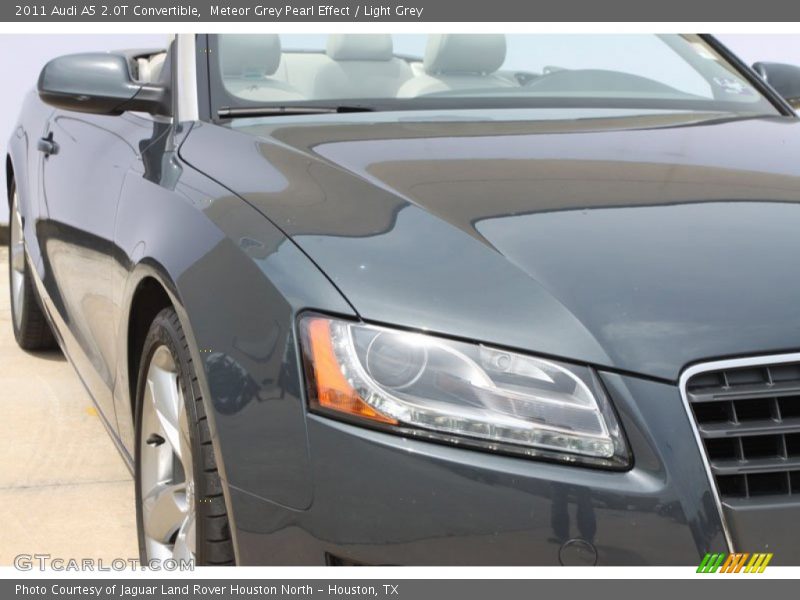 Meteor Grey Pearl Effect / Light Grey 2011 Audi A5 2.0T Convertible
